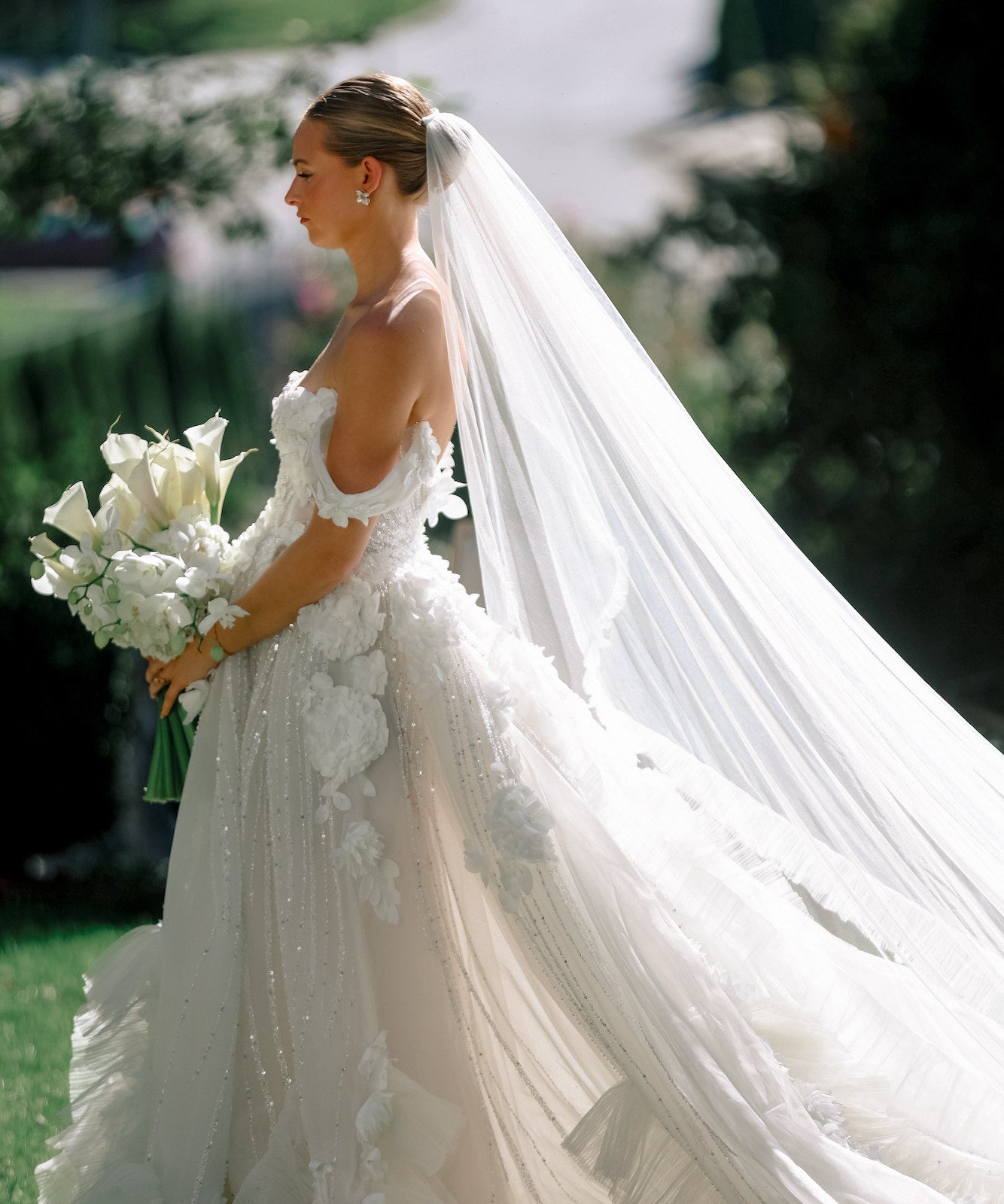 Custom couture wedding dress by Angela Kim Couture – a luxury made-to-measure bridal gown with exquisite handcrafted details